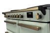 Rangemaster ESDL100EIPMNT/AB1 100cm Wide Induction Range Cooker - Mint / Antique Brass - A Rated