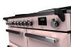 Rangemaster ESDL100EIPPPK/CM1 100cm Wide Induction Range Cooker - Pale Pink /Chrome - A Rated