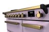 Rangemaster ESDL90EIPHTH/AB1 90cm Wide Induction Range Cooker - Heather / Antique Brass - A Rated