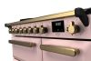 Rangemaster ESDL90EIPPPK/AB1 90cm Wide Induction Range Cooker - Pale Pink / Antique Brass - A Rated