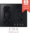 CDA HVG621BL Gas On Glass Hob