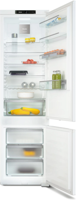 Miele KFN7833D Fully Integrated 70/30 Fridge Freezer Frost Free with Sliding Hinge - D Rated