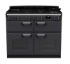 Rangemaster CLDLB110DFPSLT/CM1 Classic Deluxe BC 110 DF Dual Fuel Range Cooker Slate Chrome