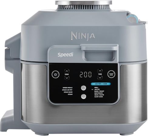Ninja ON400UK 10-in-1 Rapid Cooker and Air Fryer - Grey