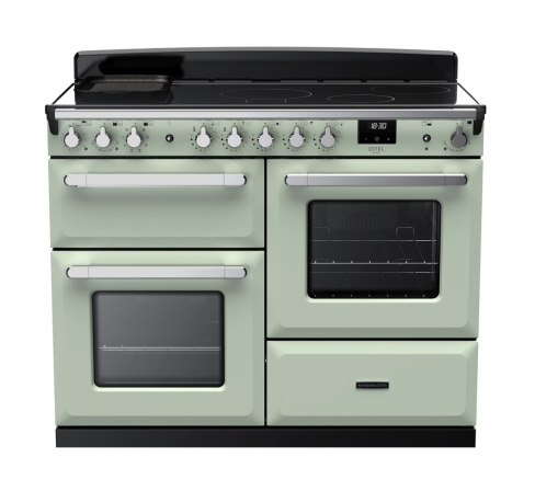Rangemaster ESDLO110EIPMNT/CM1 110cm Wide Induction Range Cooker OC - Mint /Chrome - A Rated