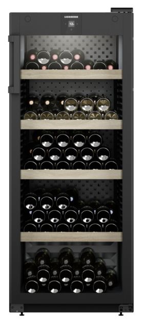 Liebherr WPBL4601 Freestanding Wine Cooler - Black F Rated