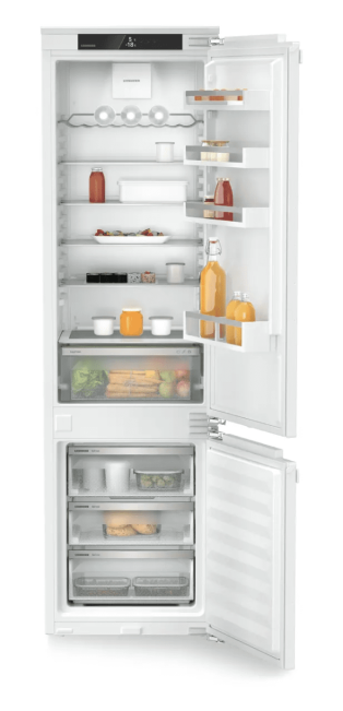 Liebherr ICND5603 194cm Tall No Frost Integrated Fridge Freezer, Fixed Hinge, 70/30, D Rated