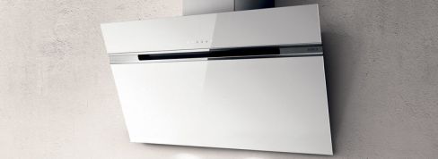 Elica ASCENT-WH-80 80cm Wide Angled Hood - White - B Rated