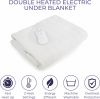 Carmen C81193 Double Heated Under Blanket - White