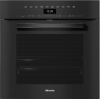 Miele H7464BP VITROLINE OBBL 76L Built-In Electric Single Oven with Pyrolytic Self-Cleaning - Obsidian Black - A+