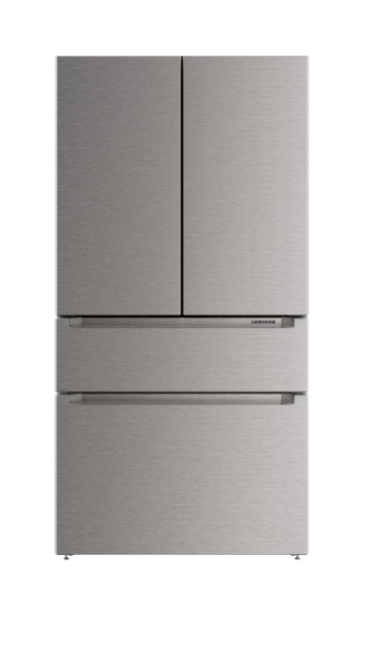 Liebherr MBSDDI 9524 Plus American Style NoFrost Fridge Freezer Plumbed In Ice Maker, Smart Steel-Silver