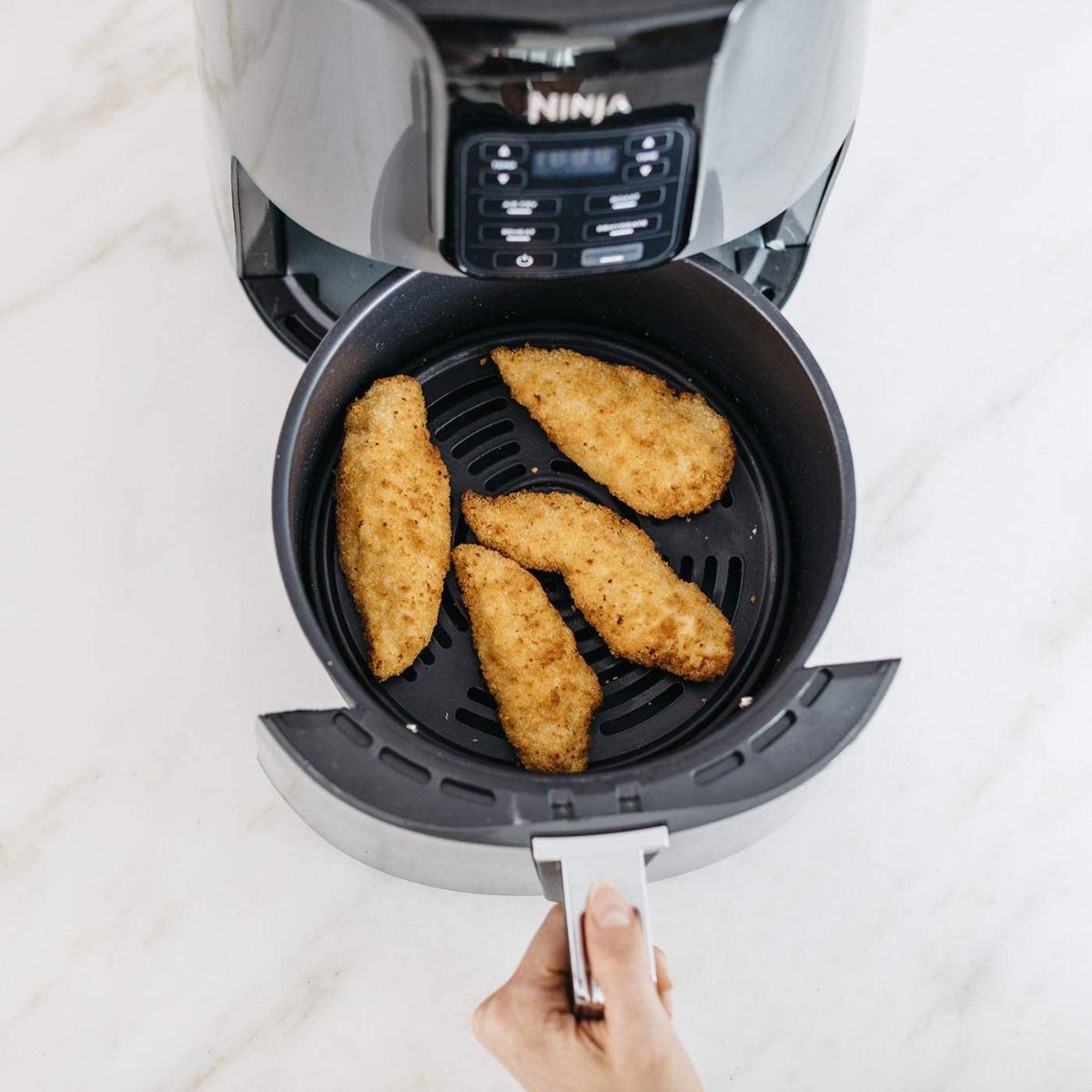 Ninja AF100UK (A) 3.8L Air Fryer And Dehydrator Grey at Cartersdirect