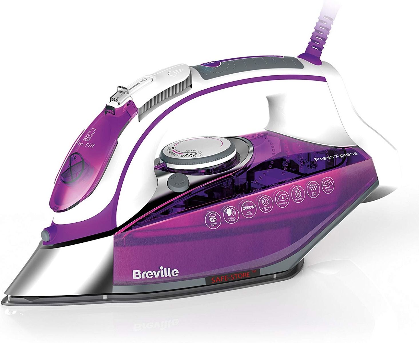 Breville vin406 pressxpress steam iron store