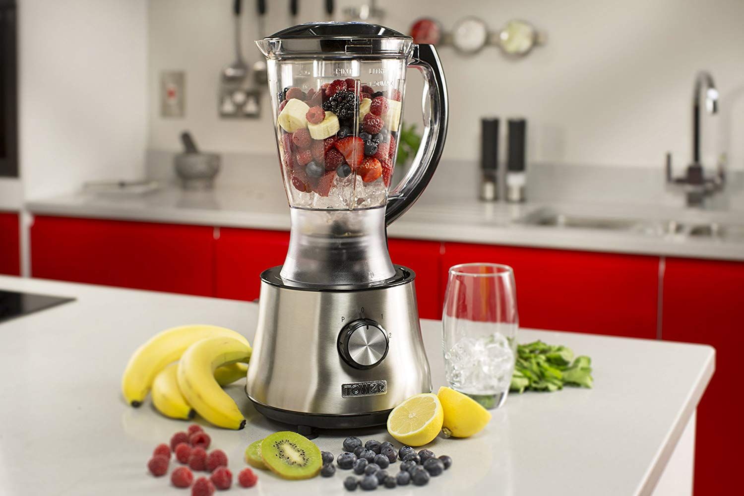 Tower food processor store and blender