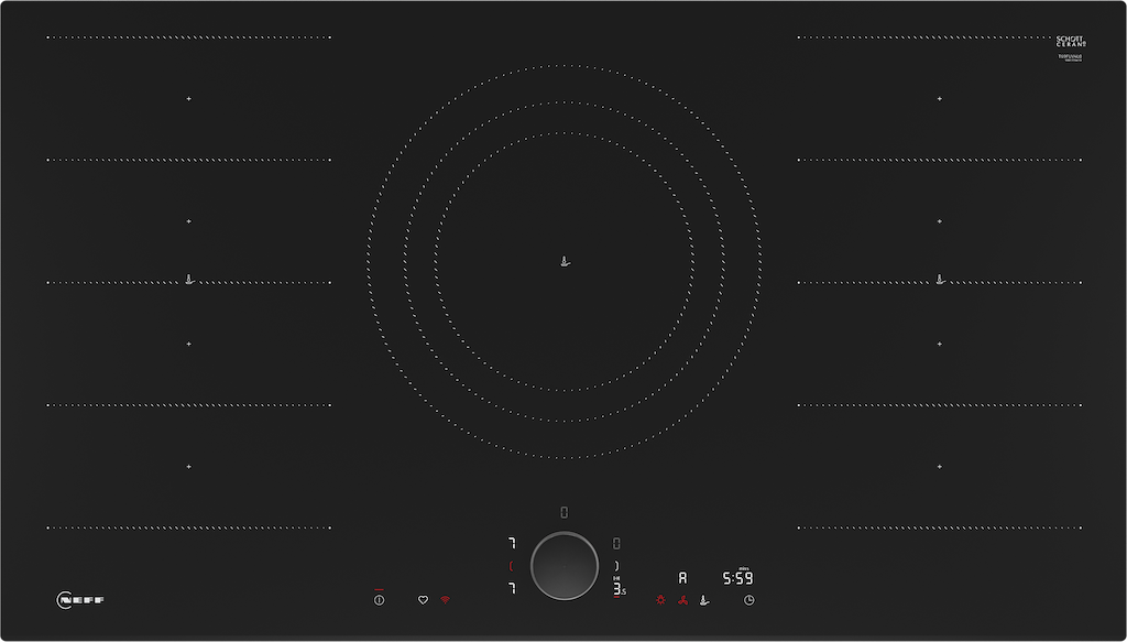 Neff T69FUV4L0 Flex Induction Hobs 90cm Flex Induction Hob, Bevel front