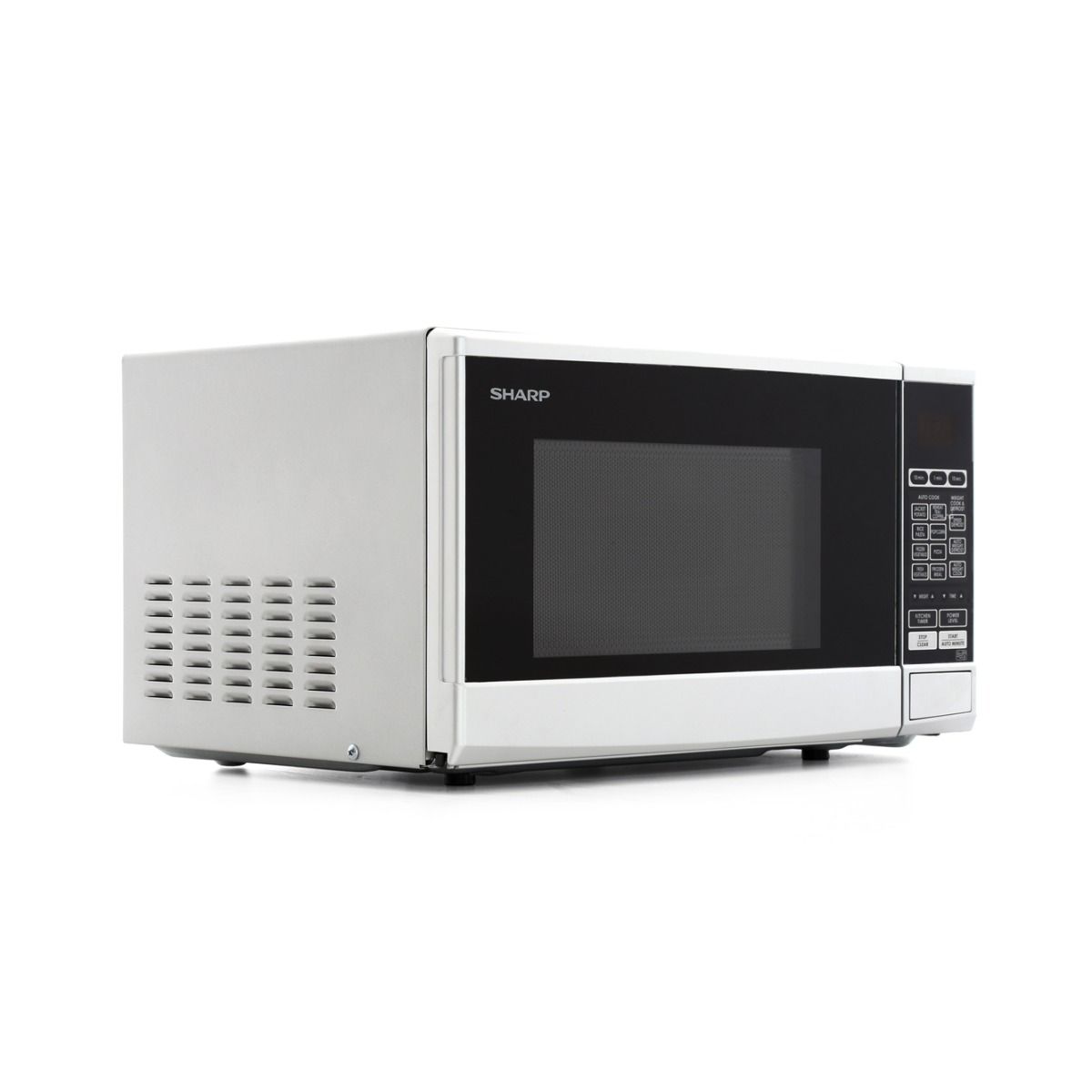 Silver Sharp R270SLM Standard Touch Control 800W 20L Freestanding Microwave