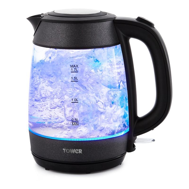 Tower Rapid Boil Glass Kettle 1.7L - Home Store + More