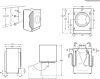 AEG L8WE84636BI Integrated Washer Dryer