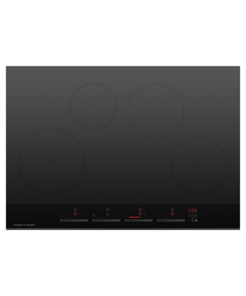 Fisher and Paykel CI764DTB4 76cm Series 7 4 Zone Induction Hob Black