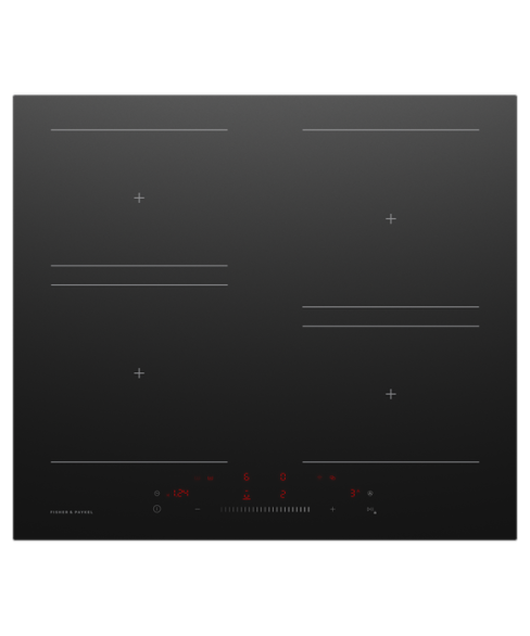Fisher and Paykel CI604CTB2 60cm Series 5 4 Zone Induction Cooktop Hob Black