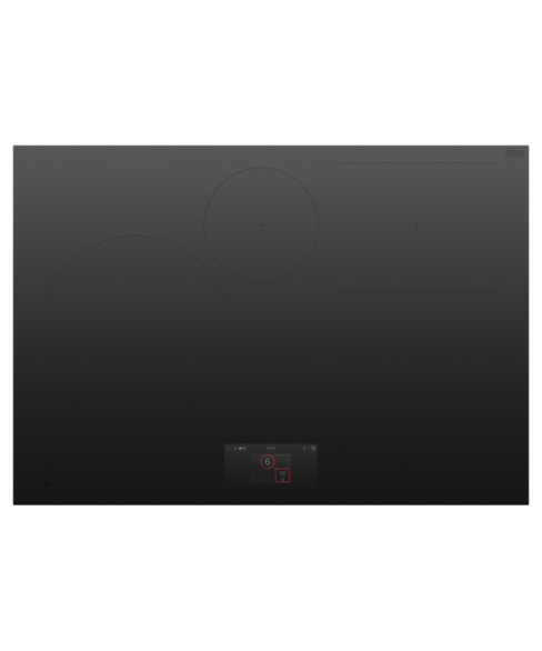 Fisher and Paykel CI764DTTB1 76cm Series 9 4 Zone Induction Hob, with SmartZone Black