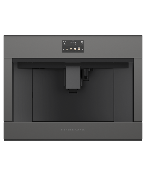 Fisher and Paykel EB60MSG1 60cm Series 9 Minimal Built-in Coffee Maker, Grey