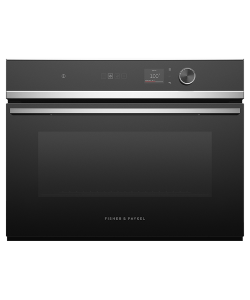 Fisher and Paykel OS60NDLX1 60cm Series 7 Contemporary Compact Combi-Steam Oven, Stainless Steel, A+ Rated