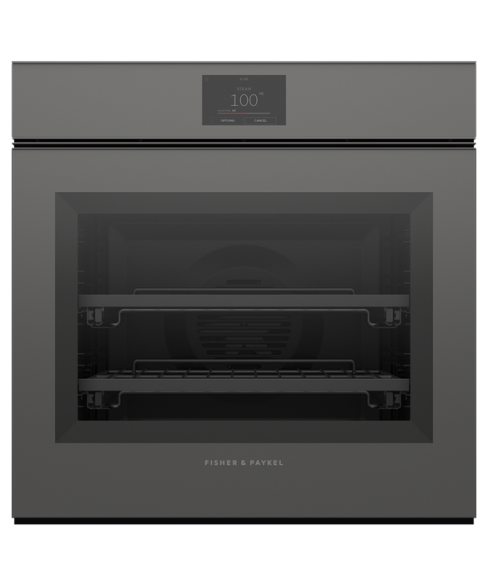 Fisher and Paykel OS60SMTNG1 60cm Series 11 Minimal Handleless Combi-Steam Oven, Grey, A Rated