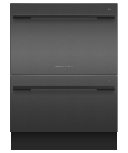 Fisher and Paykel DD60DDFHB9 Series 9 Contemporary Double DishDrawer™ Dishwasher Black Stainless Steel E Rated