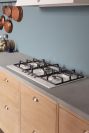 Bertazzoni P905CHERAX Heritage Series 90cm Gas hob with Central Wok burner Ivory Chrome
