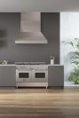 Bertazzoni MAS126G2EXT Master Deluxe 120cm Range Cooker Twin Oven Dual Fuel Stainless Steel