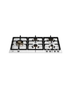 Bertazzoni P905LPROX Pro Series 90cm Gas Hob with Left Wok Burner Stainless Steel