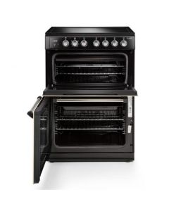 Rangemaster CLA60EIBL/C Classic Freestanding 60cm Induction Cooker in Black and Chrome A Rated