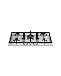 Bertazzoni P905CPROX Pro Series 90cm Gas Hob with Central Wok Burner Stainless Steel
