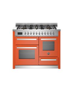 Bertazzoni PRO116L3EART 110cm XG Range Cooker Dual Fuel - Gloss Orange