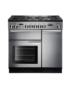 Rangemaster PROP90DFFSS/C Professional Plus 90Cm Dual Fuel Range Cooker Stainless Steel A Rated