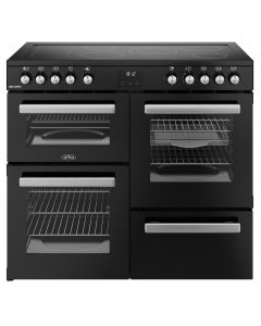 Belling BEL RCA COOKCENTRE 100E BLK Cookcentre 100cm Ceramic Range Cooker in Black A Rated