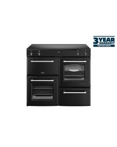Belling BEL RCA FARMHOUSE 100EI BLK Electric Induction Hob Range Cooker