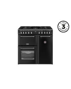 Stoves ST RCA RICH 90DF BLK Dual Fuel Range Cooker