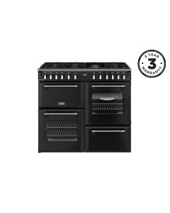 Stoves ST RCA RICH 100DF BLK Dual Fuel Range Cooker