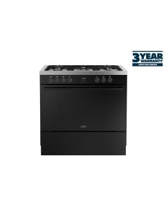 Belling PROV BEL RCA VISION SGL 90DF 90cm Dual Fuel Range Cooker Single Oven Black A Rated