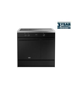 Belling PROV BEL RCA VISION TWIN 90EI 90cm Electric Induction Range Cooker Twin Oven Black A Rated