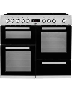 Beko KDVC100X Electric Range Cooker with Ceramic Hob