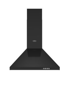 Belling BEL CHIM 603PYR BLK 60cm Chimney Cooker Hood, in Black  C Rated