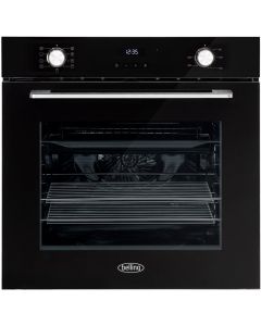 Belling BEL BI603MF BLK Built-In Electric Single Oven in Black 72L A Rated