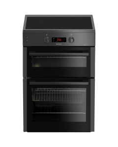 Blomberg HIRN651N 60cm Double Oven Electric Cooker with Induction Hob - Anthracite