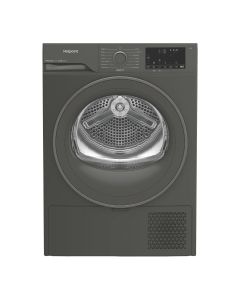 Hotpoint CHSD82MGGUK 8KG - 60cm Heat Pump Tumble Dryer with Pet Hair Care - Dark Grey - A+ Rated