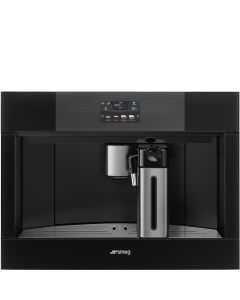 Smeg CMS4104B3 Linea Automatic 45 cm compact built-in espresso coffee machine In Black