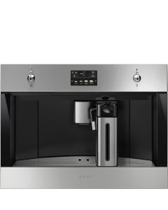 Smeg CMS4303X Classic Automatic 45 cm compact built-in espresso coffee machine in Stainless steel