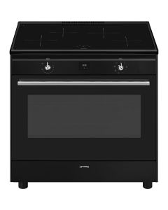 Smeg CX91IMBL Electric Induction Hob Range Cooker